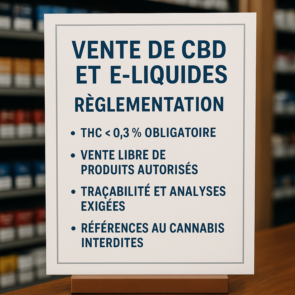 Règlementation ventes CBD